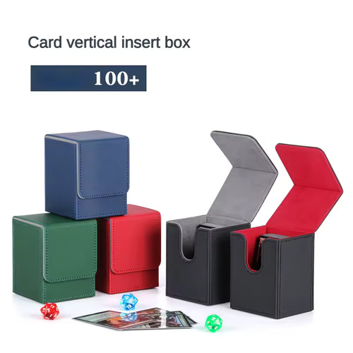 Leather card deck - card,