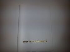 A5 WHITE CAR DOCUMENT HOLDER
