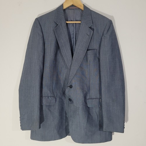 Mens vintage blazer blue - blazer, chest