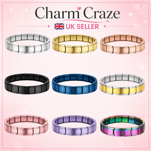Link italian charm bracelet - 18,