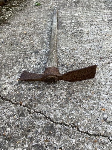 Vintage pickaxe garden mattock - vintage,