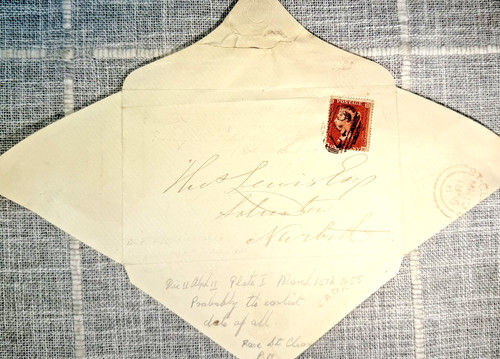 1855 penny red - red, nh