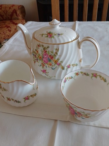 Minton lorraine teapot milk - lorraine, teapot,milk