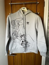 Rare Adidas Originals Embroidered Hoodie. Uk Size M.