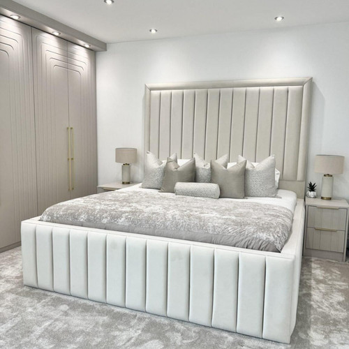 New lined panel bed - new,
