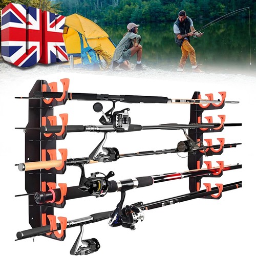 Wall fishing rod holder - wall,