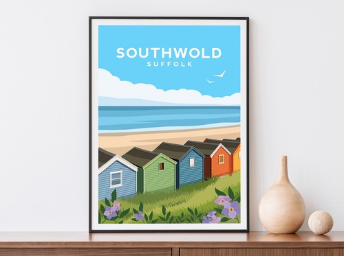 Southwold art print suffolk - art, |