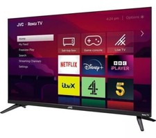 JVC LT-24CR230 ROKU TV 24" SMART HDR10 HD LED TV FREEVIEW HD PLAY HDMI USB