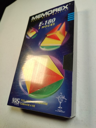 Memorex vhs video tape 180 - vhs,