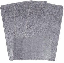 ROMANY GYPSY CARAVAN  4pcs Washable Mats/Rugs Set, ULTRA SOFTNESS SANTA 75x125cm