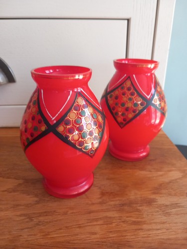 Antique hand painted - antique, small