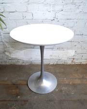 Vintage Mid Century Modern Space Age Maurice Burke Arkana Tulip Side Lamp Table