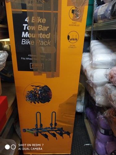 Halfords bike towbar mounted - 4-bike,