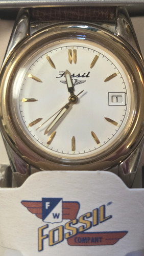 Fossil quartz wristwatch gold - fossil,