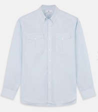 TURNBULL & ASSER Blue Chambray