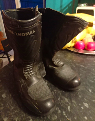 Frank thomas biker boots size - frank,