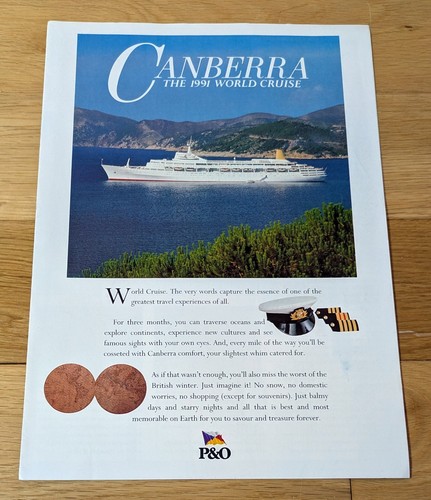 Canberra the 1991 - p&o,
