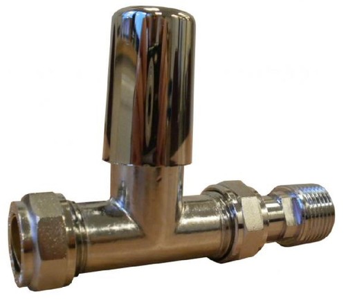 Terrier 15mm chrome - 15mm, straight