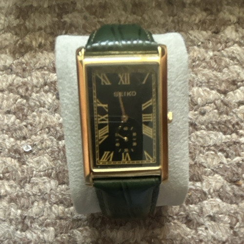 Seiko rectangular dress watch - seiko,