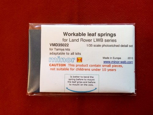 Workable leaf spring - for, land