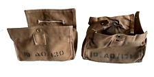 RAF VINTAGE DROGUE  PARACHUTE PACKS X2 CANVAS CASES