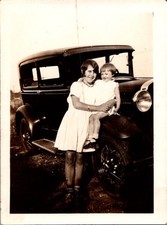 Vtg 1920s 1930s Photo 2 Girls