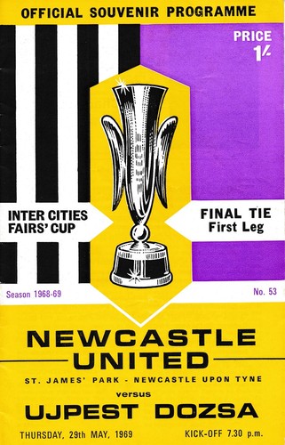 Fairs cup final 1969 - cup,