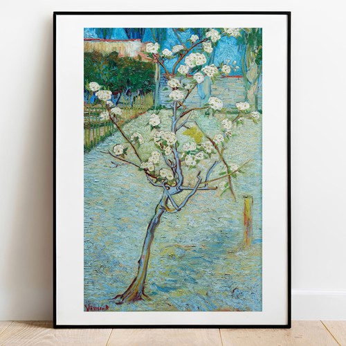 Art poster van gogh blossoming - poster,