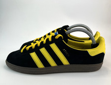 Adidas Originals Athen Mens Trainers Black Yellow Gum Sneakers UK 7