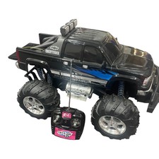 Chevrolet Silverado HD Monster Truck Remote Control Car Toy Collectable Black