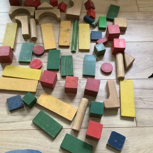 Vintage wooden stacking - vintage,