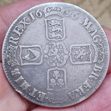 1696 william iii silver octavo - william,
