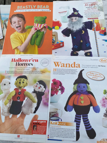 Halloween toy knitting - halloween,