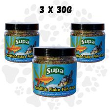 3 x Supa Goldfish Flake Food