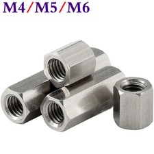 M4 M5 M6 304 Stainless Steel Female-Female Hex Standoff Support Threaded Spacer