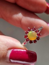 Ethiopian Opal & Red Spinel