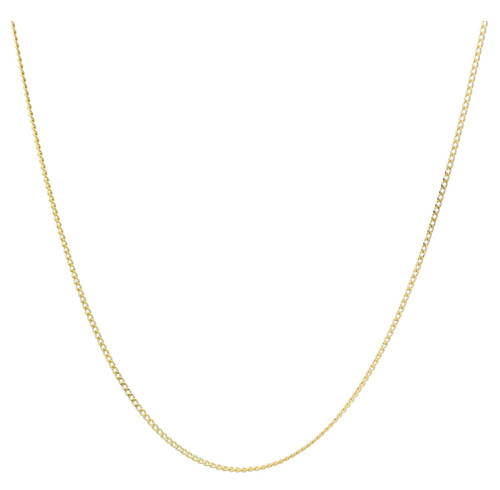 22ct gold curb chain 16 - chain, 18