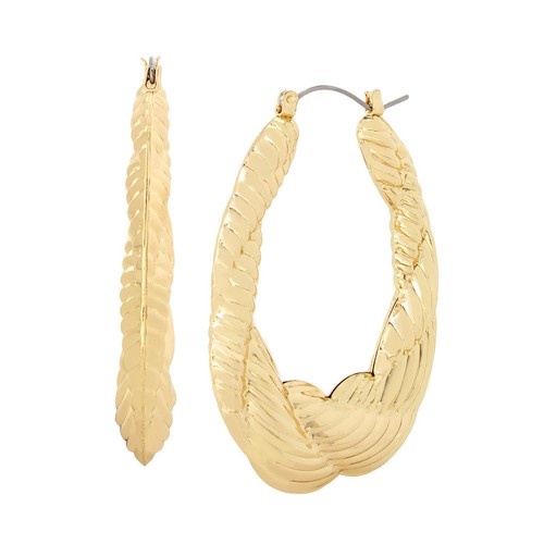 Steve madden rope oval hoop - rope,