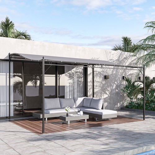 Outsunny 4x3m wall mounted - outsunny,