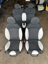 BMW Mini One/Cooper/S Camden Tech White Leather/Cloth Seats (R56 Hatchback)
