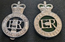2 XVintage Cap Badges Silver