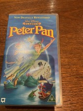 Peter Pan (VHS, 1993) Video Cassette Tape Vintage Walt Disney Classic  VGC 