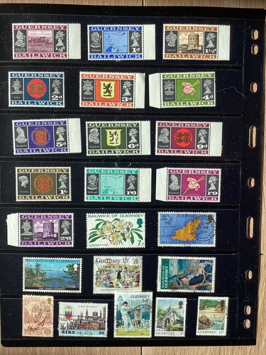 Guernsey stamps very - 23, good
