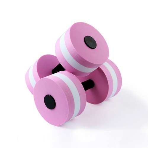 Pink water dumbbells aerobic - pink,