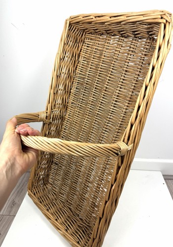 Traditional wicker garden trug - garden,