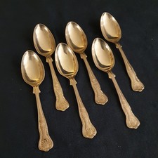 6x Vintage EPNS A1 Kings Pattern Teaspoons 