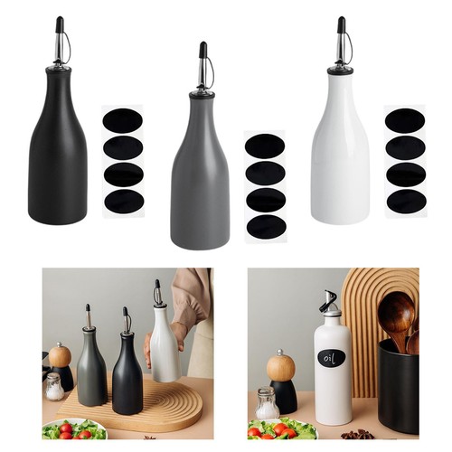 Oil bottle ceramic elegant - bottle,
