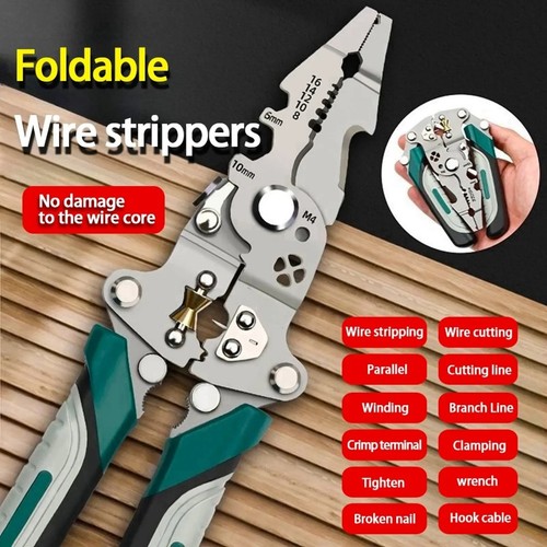 Foldable wire strippers - foldable,