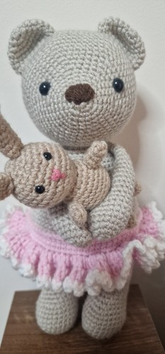 Hand made ballerina - bear, with