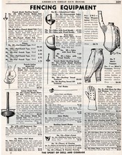 1942 Print Ad Fencing